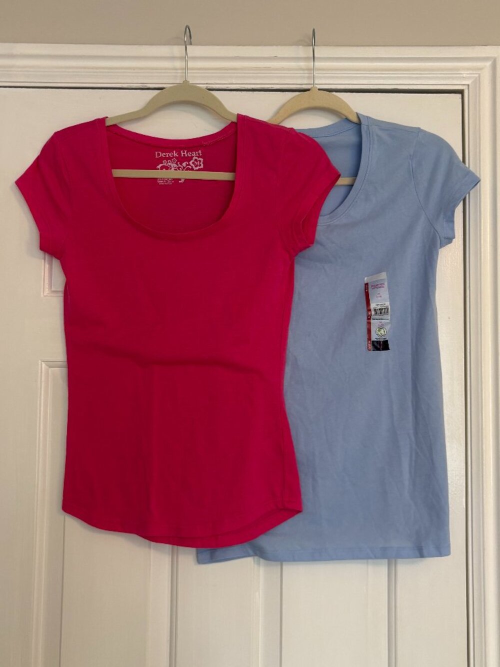 Pink & Blue Tee shirts - size M